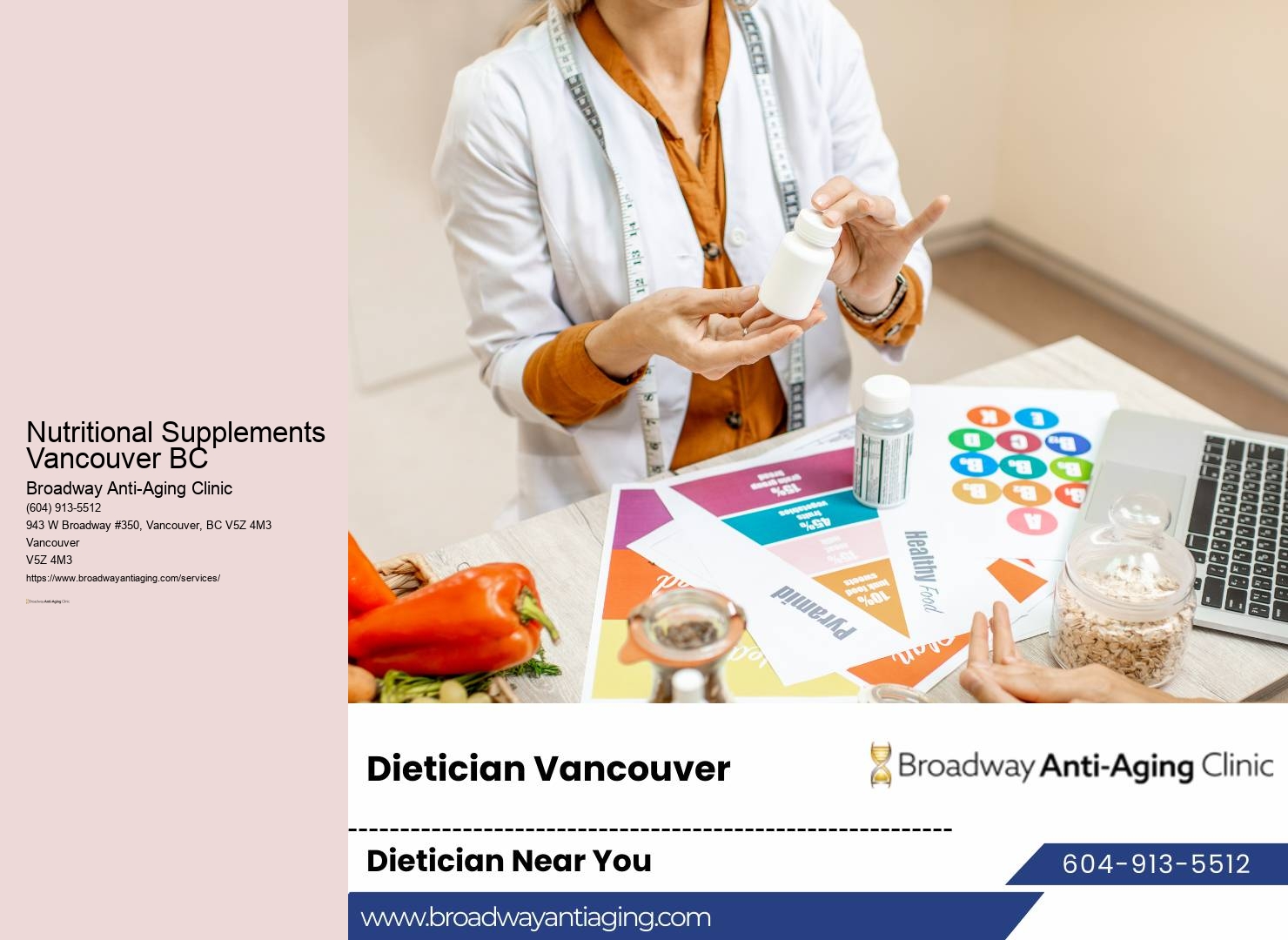 Tailored Dietary Counseling Vancouver BC