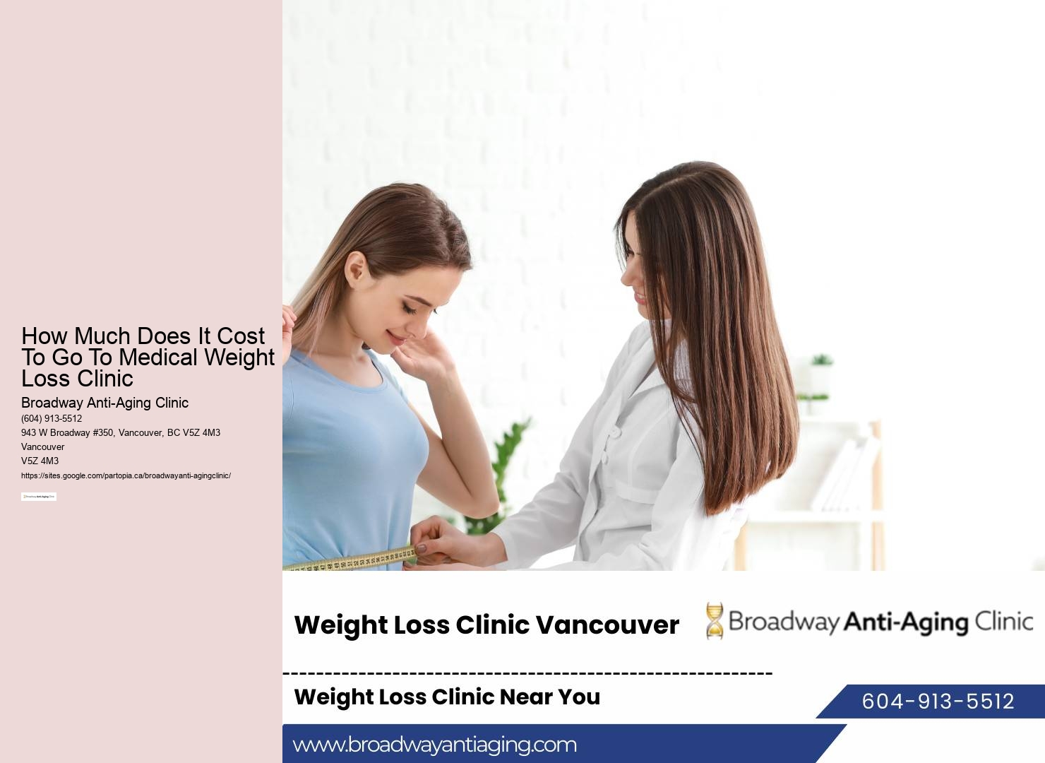 How Much Does It Cost To Go To Medical Weight Loss Clinic