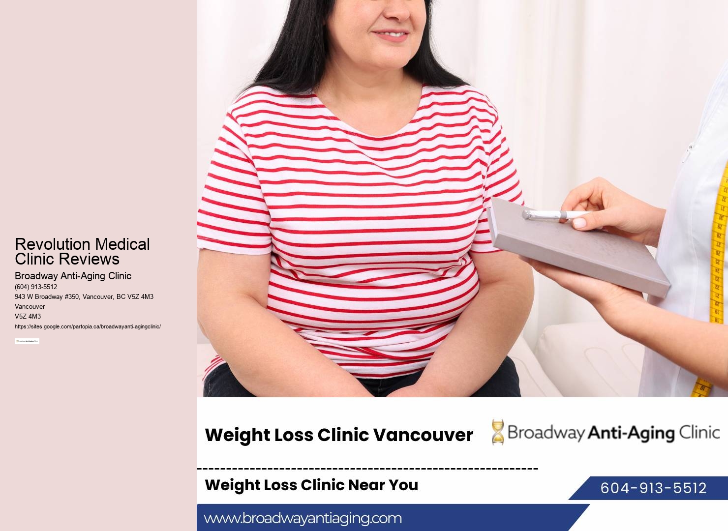 Vancouver Weight Loss Nutrition Consultation