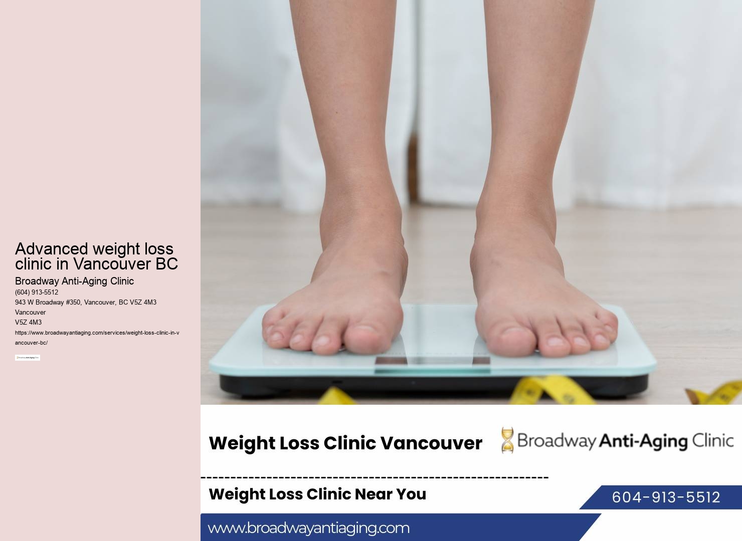 Vancouver's premier weight loss plans