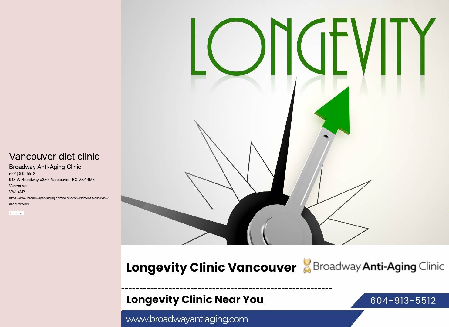 Customized weight management in Vancouver BC