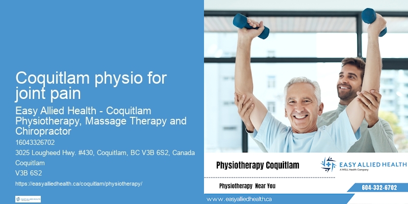 Coquitlam physio for joint pain physiotherapy patient education