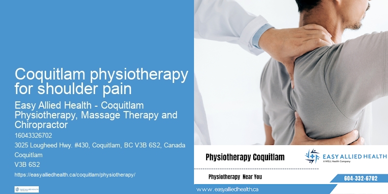 Coquitlam physiotherapy for shoulder pain knee pain physiotherapy specialists