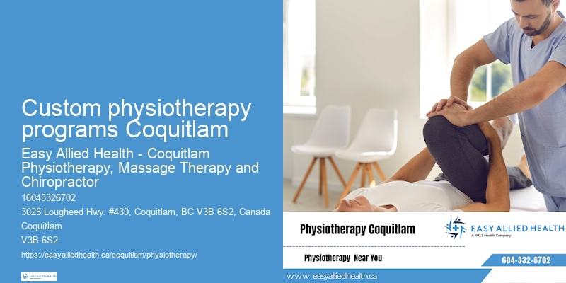 Physiotherapy for car accident injuries Custom physiotherapy programs Coquitlam