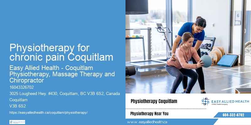 Physiotherapy for chronic pain Coquitlam physiotherapy appointments