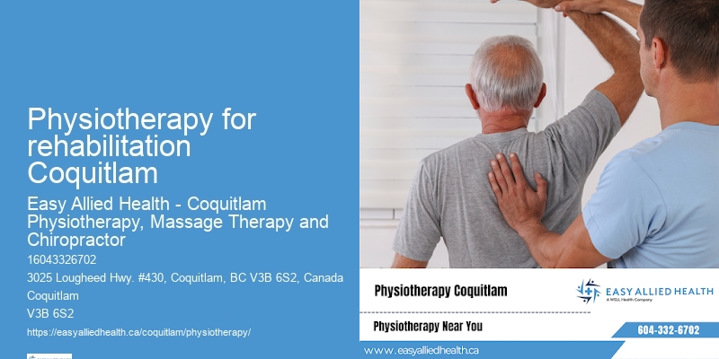 Physiotherapy for rehabilitation Coquitlam physiotherapy for knee injury