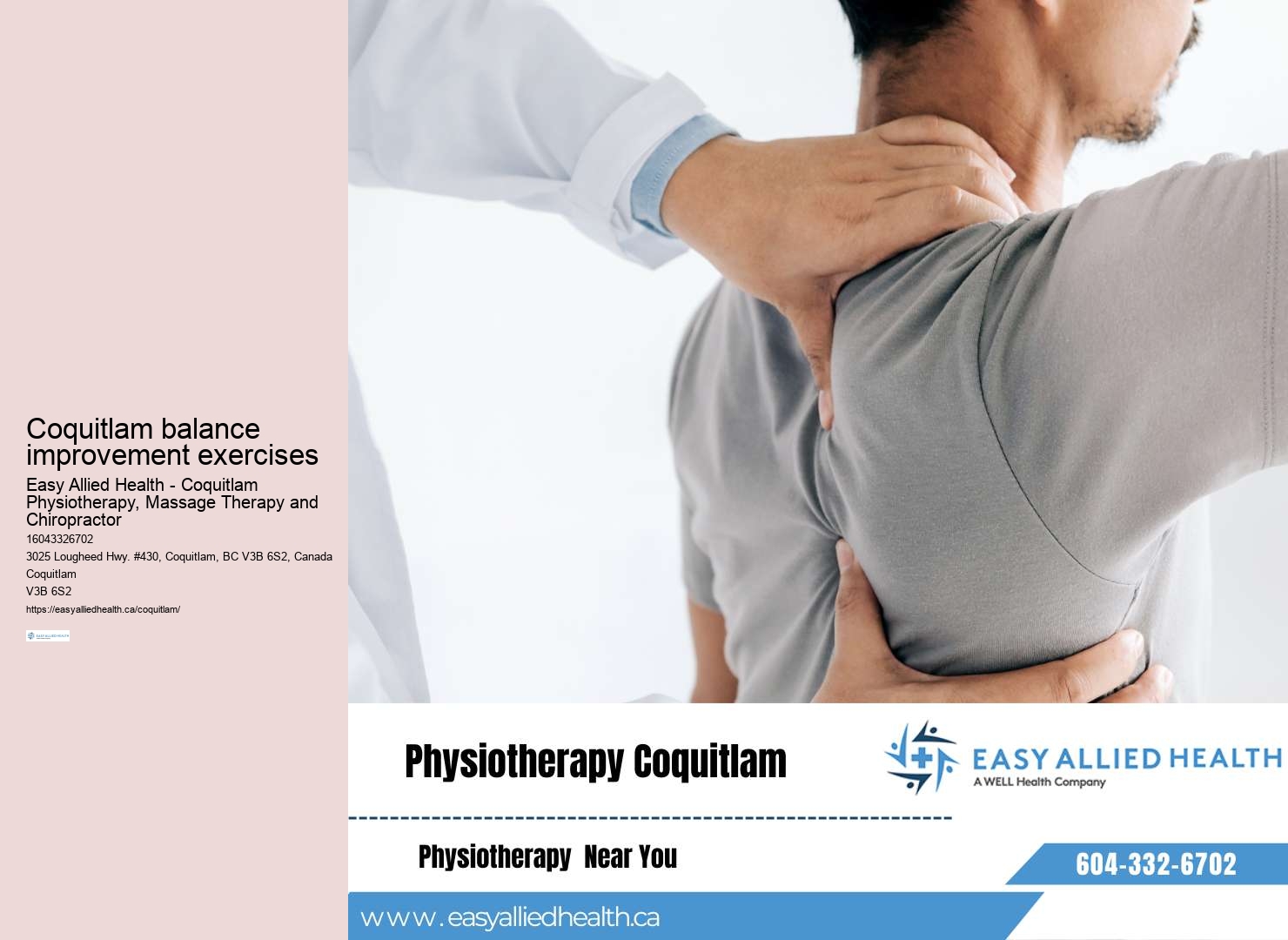Physiotherapy In Coquitlam BC