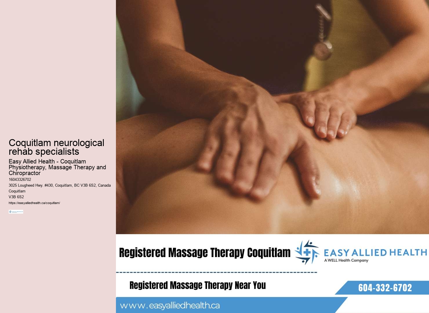 Coquitlam Physiotherapy for Neurological Conditions