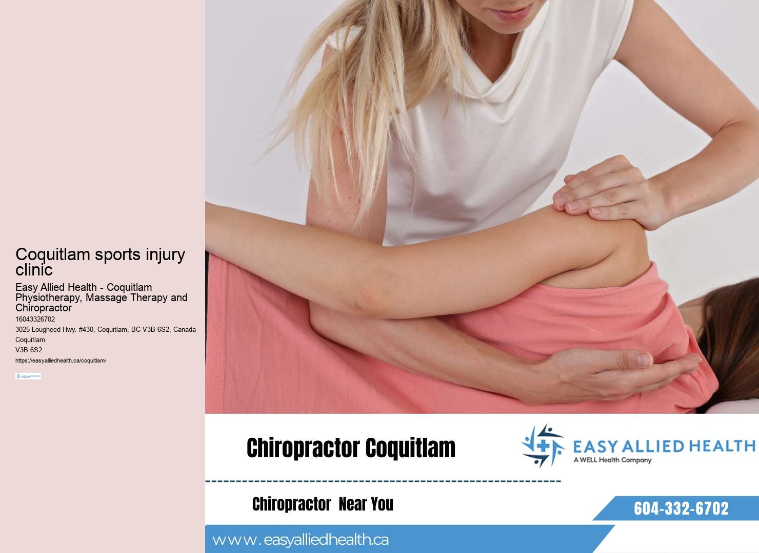 Soft tissue specialists in Coquitlam