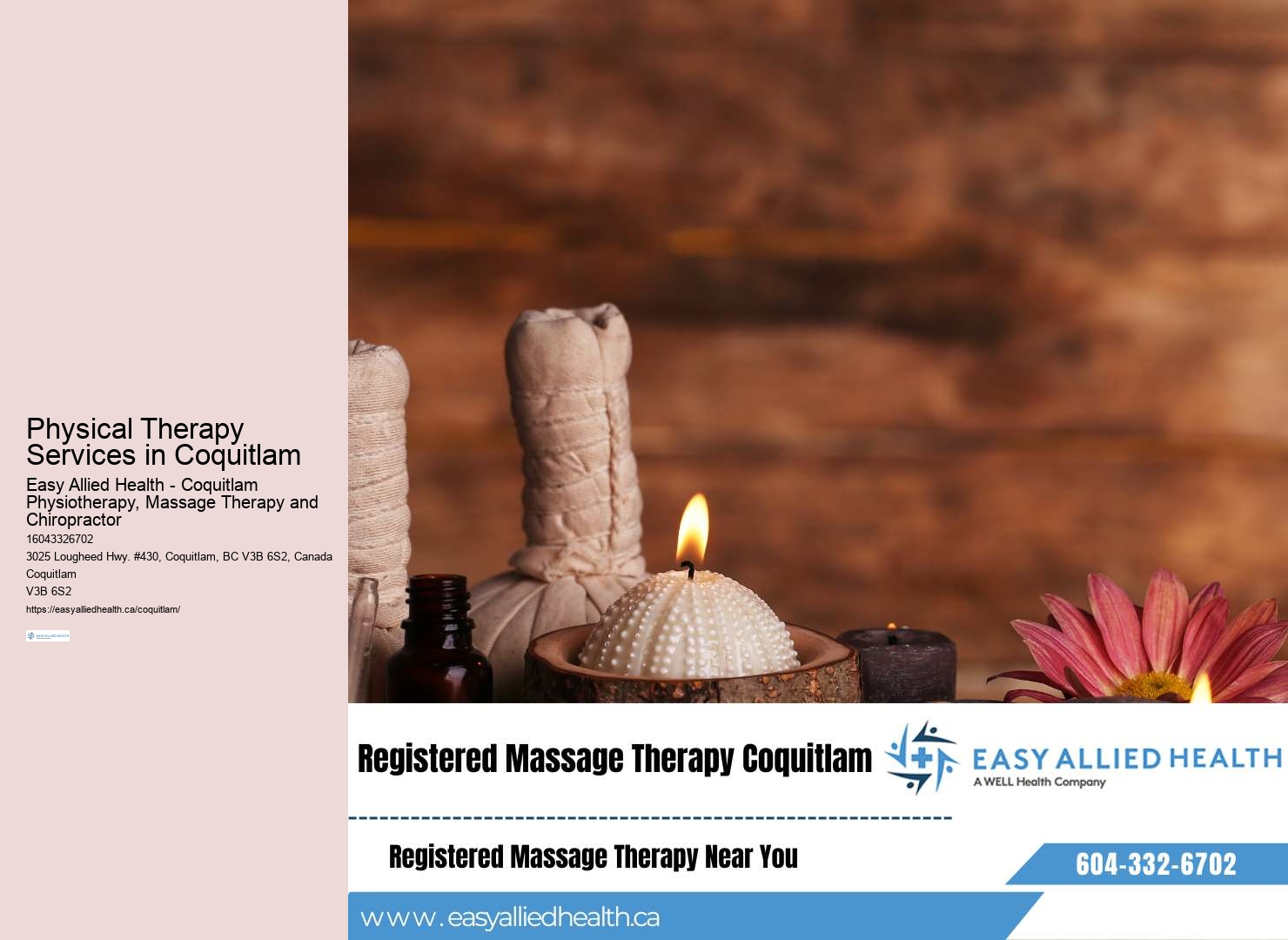 Pain relief therapy Coquitlam