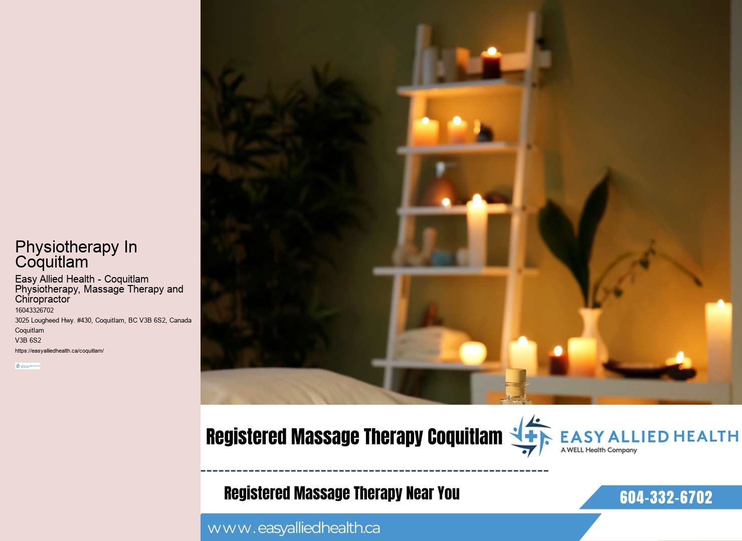 Massage Therapy for Pain Relief Coquitlam