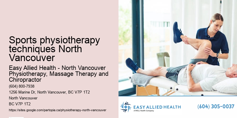 Sports physiotherapy techniques North Vancouver physio for sciatica