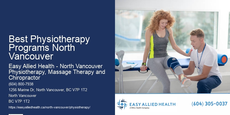Physiotherapy Consultation Best Physiotherapy Programs North Vancouver