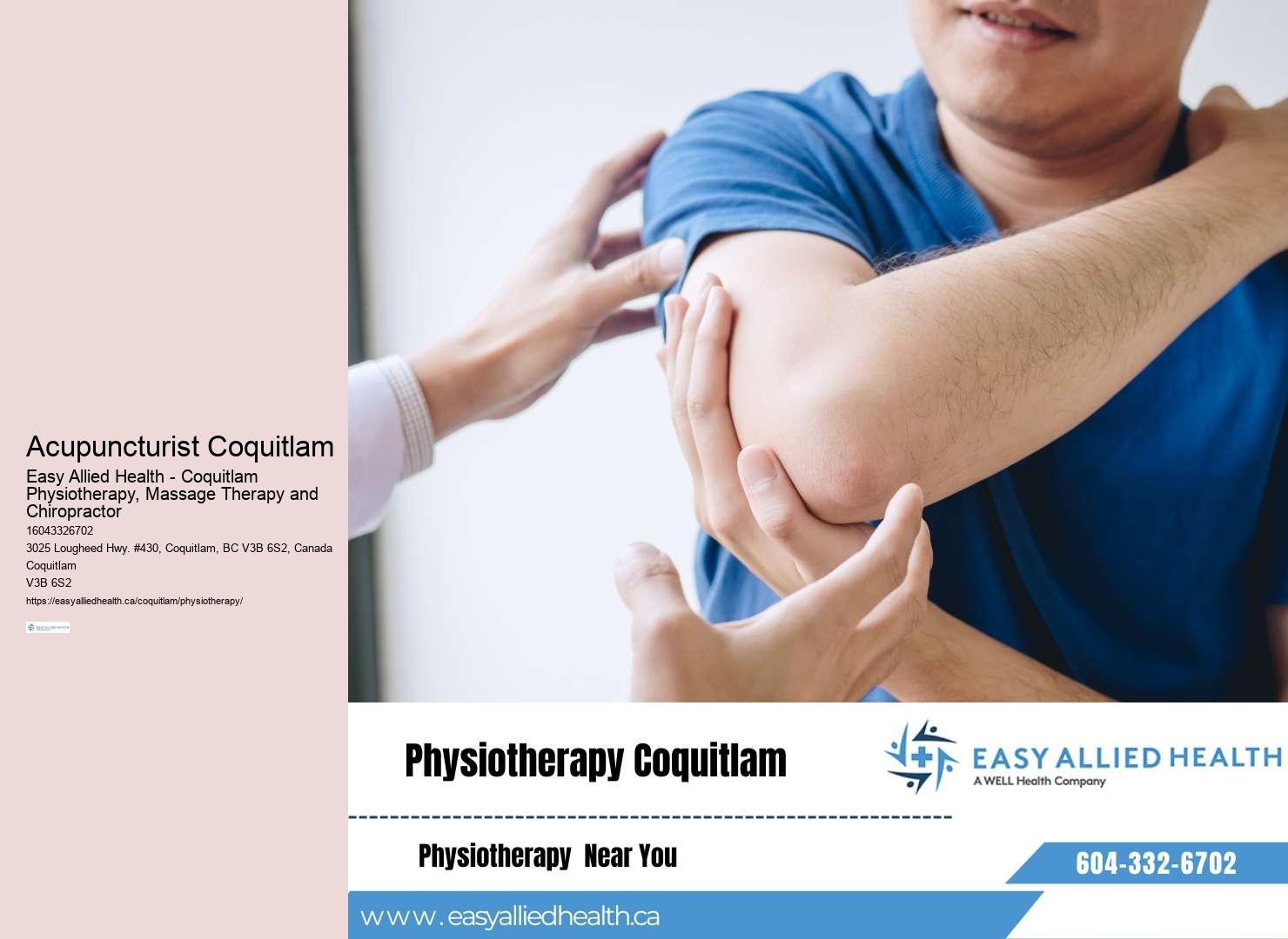 Coquitlam physiotherapy for balance