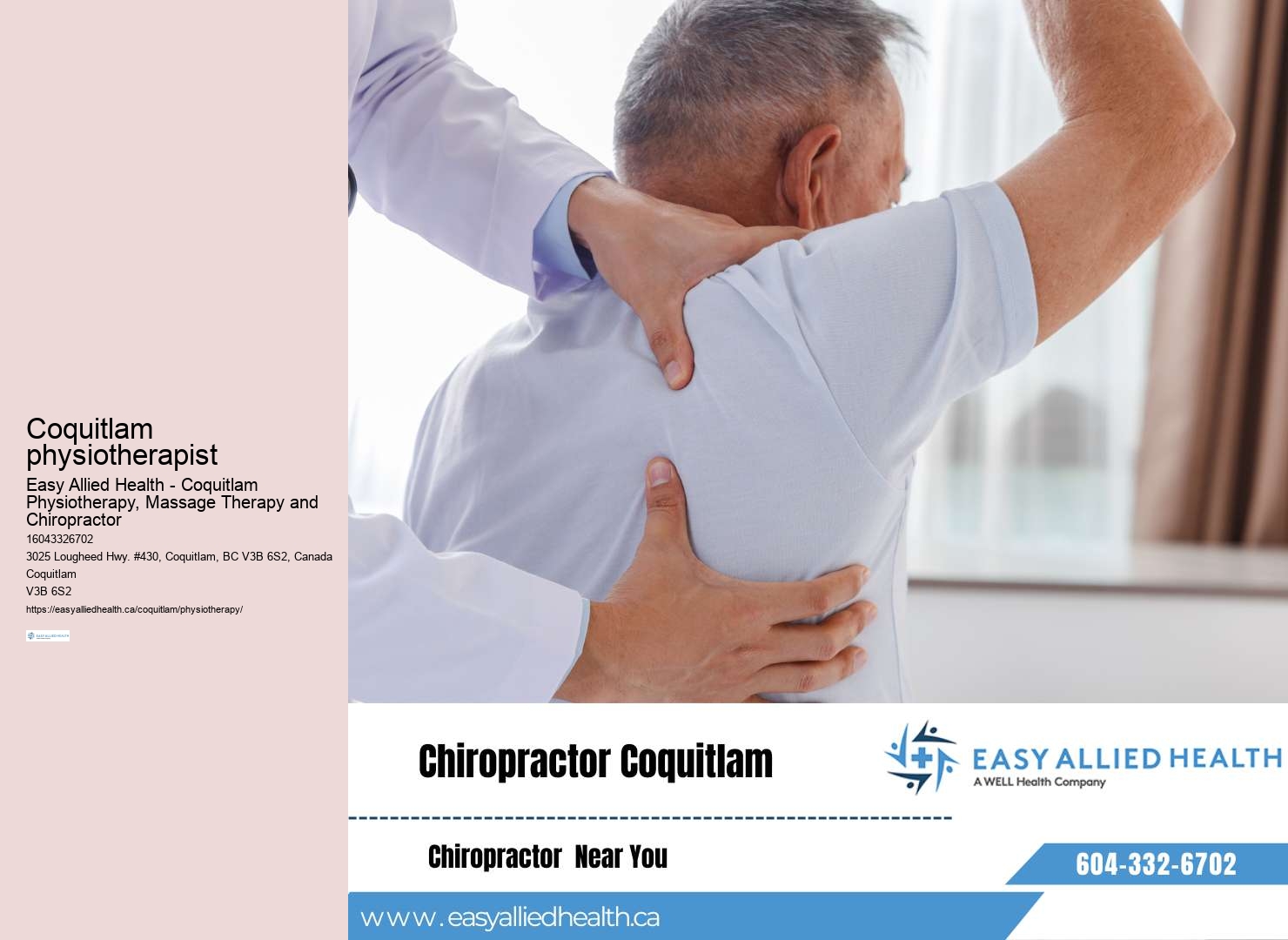 Physiotherapy clinics Coquitlam
