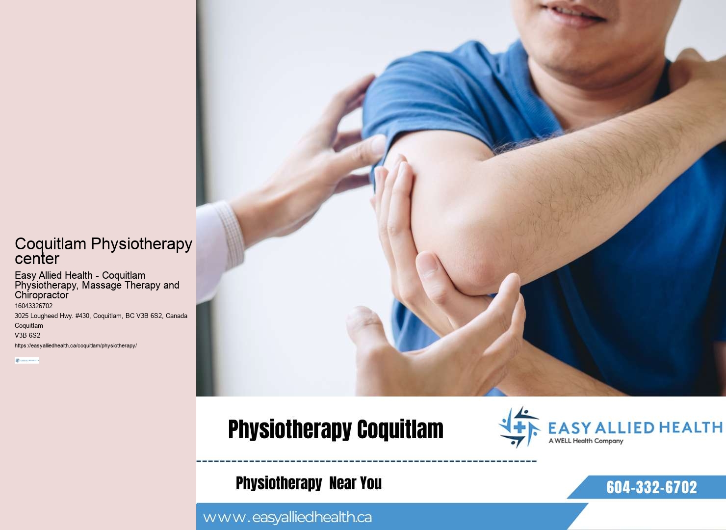 Coquitlam manual therapy treatments