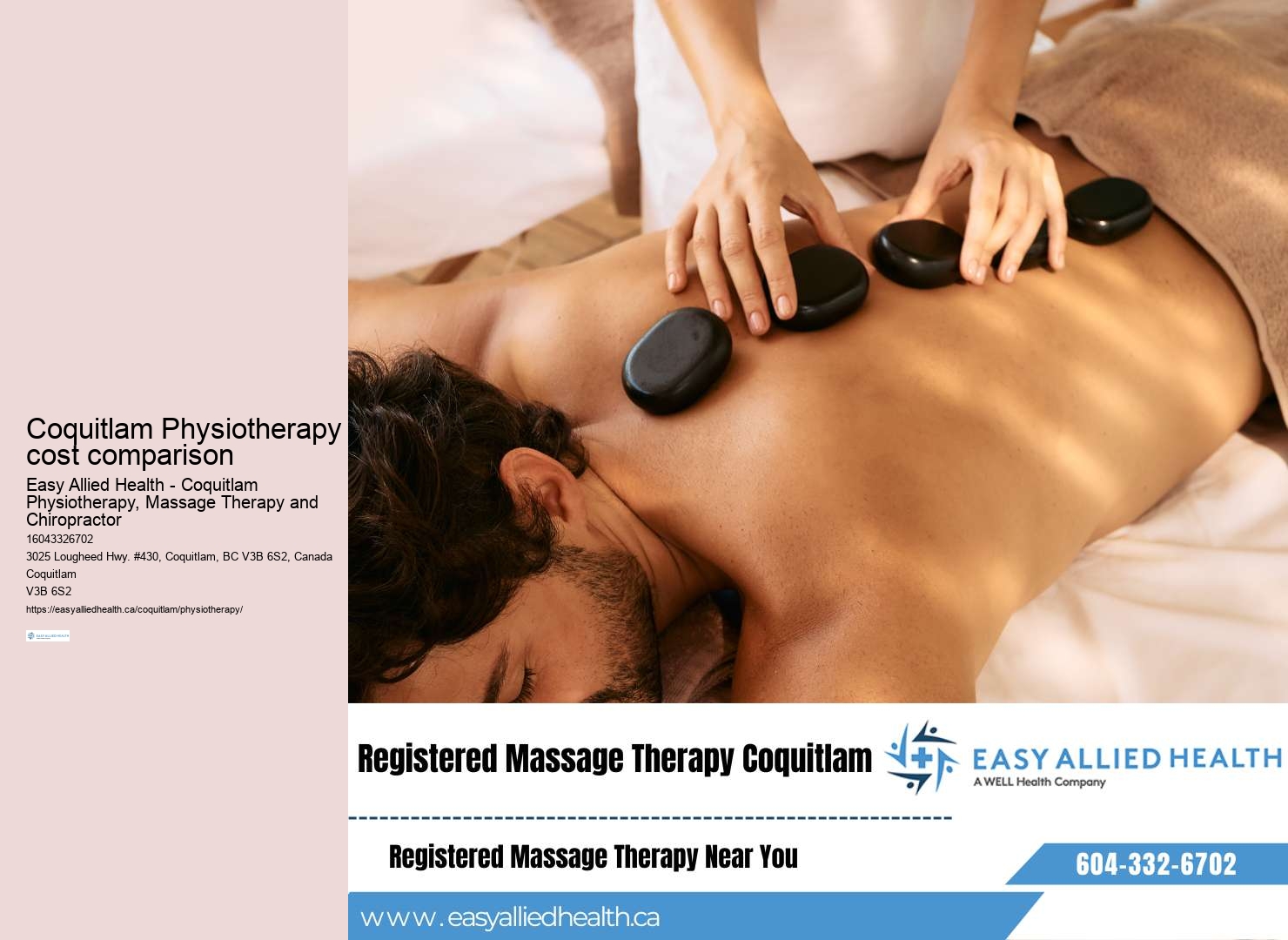 Coquitlam Physiotherapy patient care tips