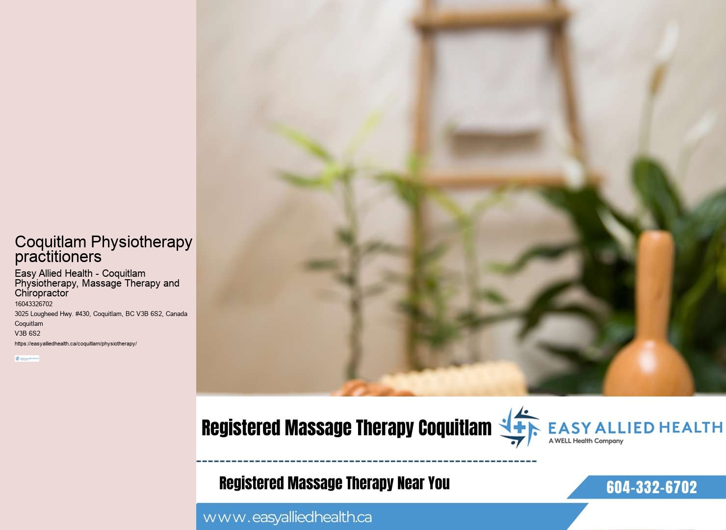 Coquitlam physiotherapy specialists