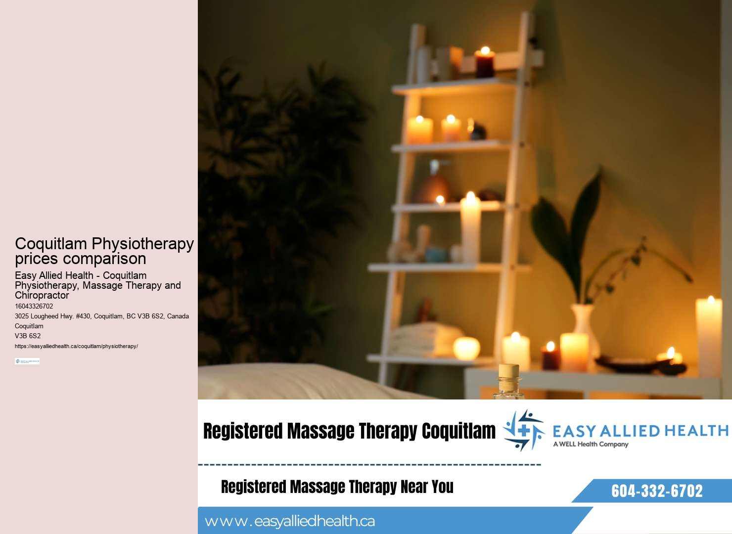Coquitlam manual therapy clinic