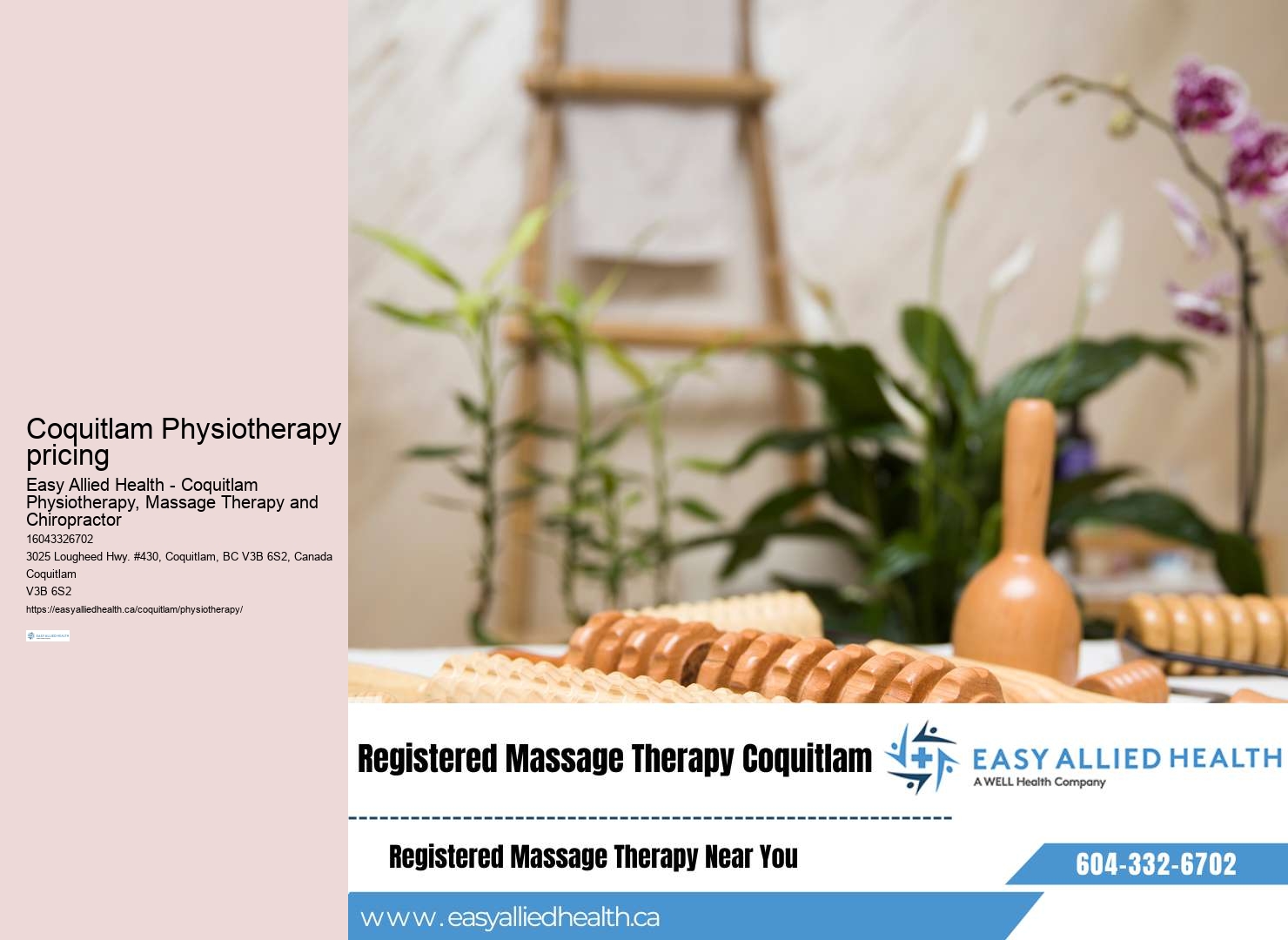 Injury rehab Coquitlam clinic
