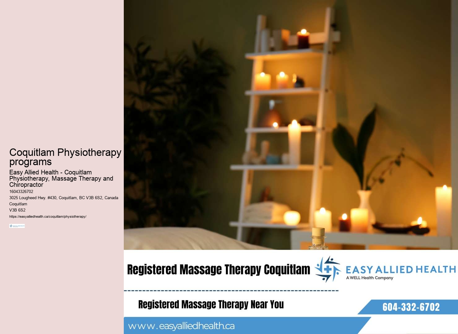 Chronic pain management services Coquitlam