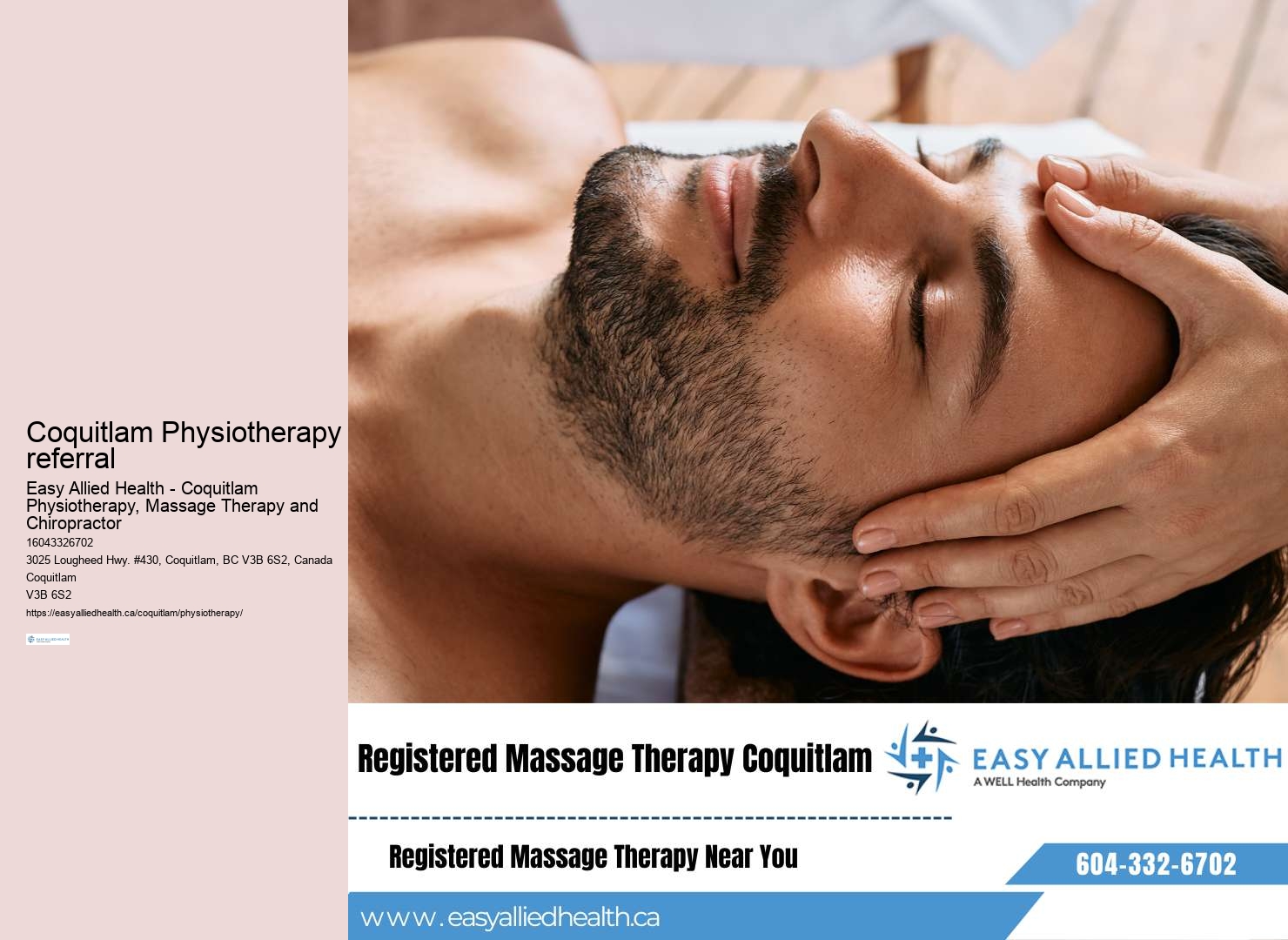 Coquitlam Physiotherapy online consultations