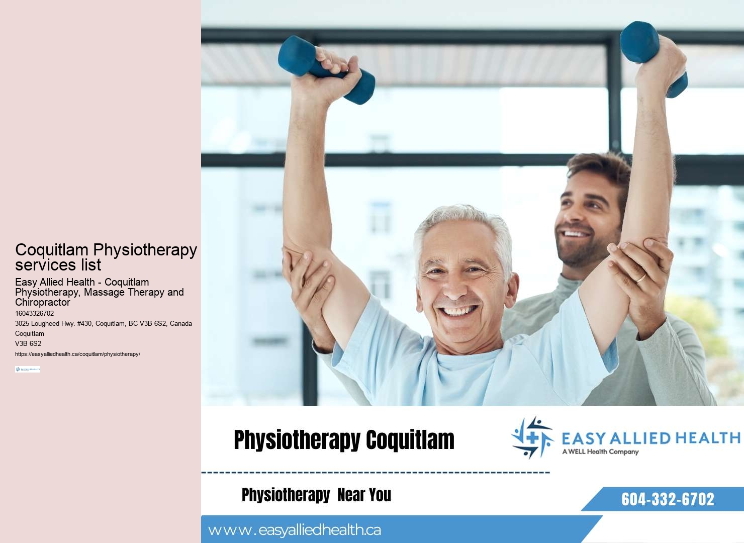 Neck pain physio Coquitlam