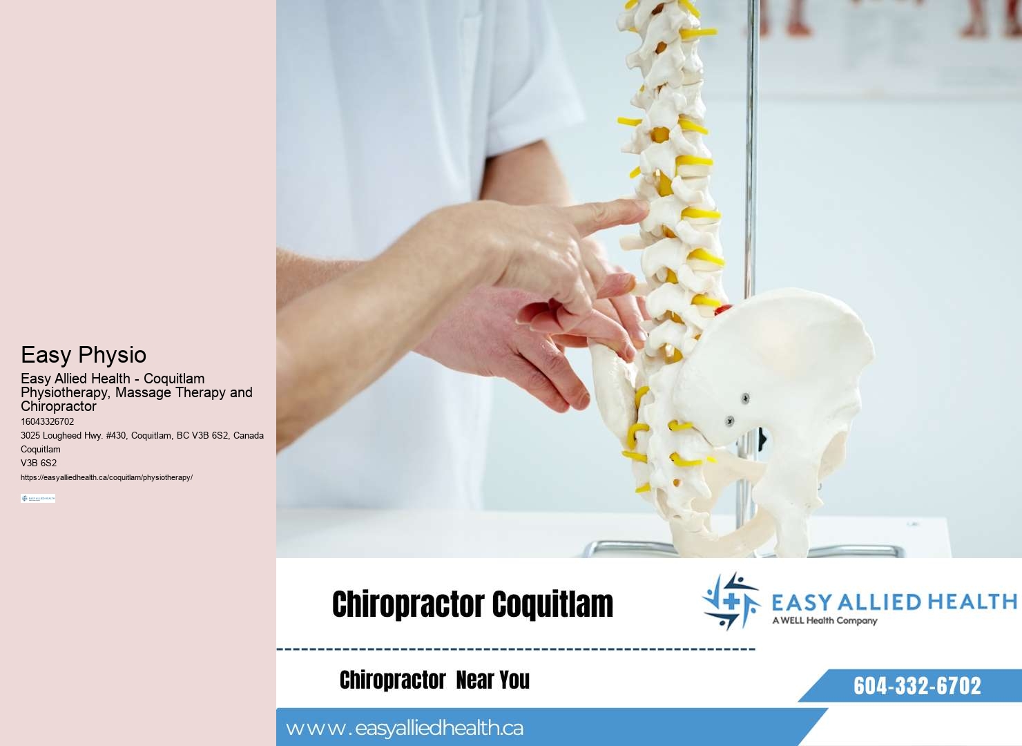 Physiotherapy for exercise rehabilitation Coquitlam