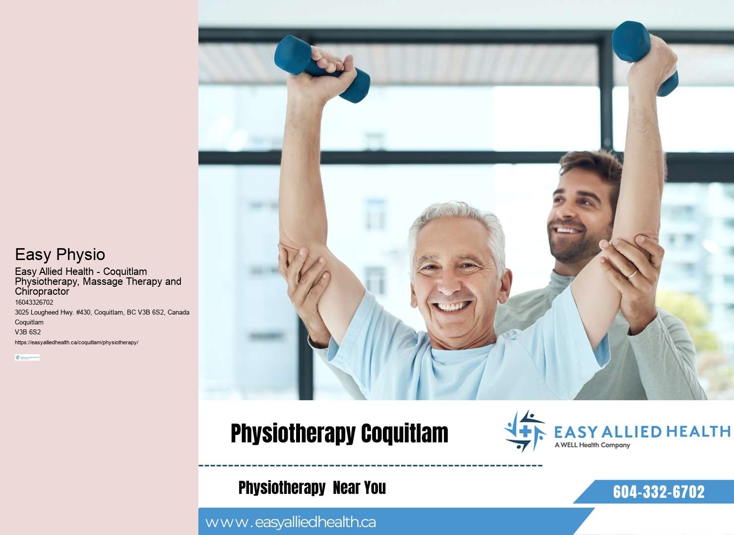 Pelvic floor physio services Coquitlam