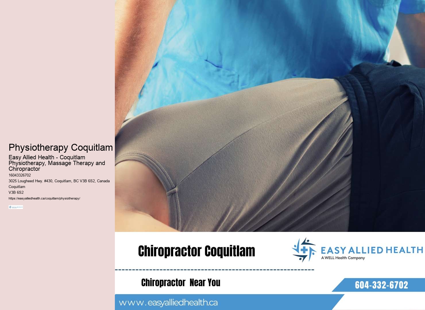 Physiotherapy for chronic conditions Coquitlam