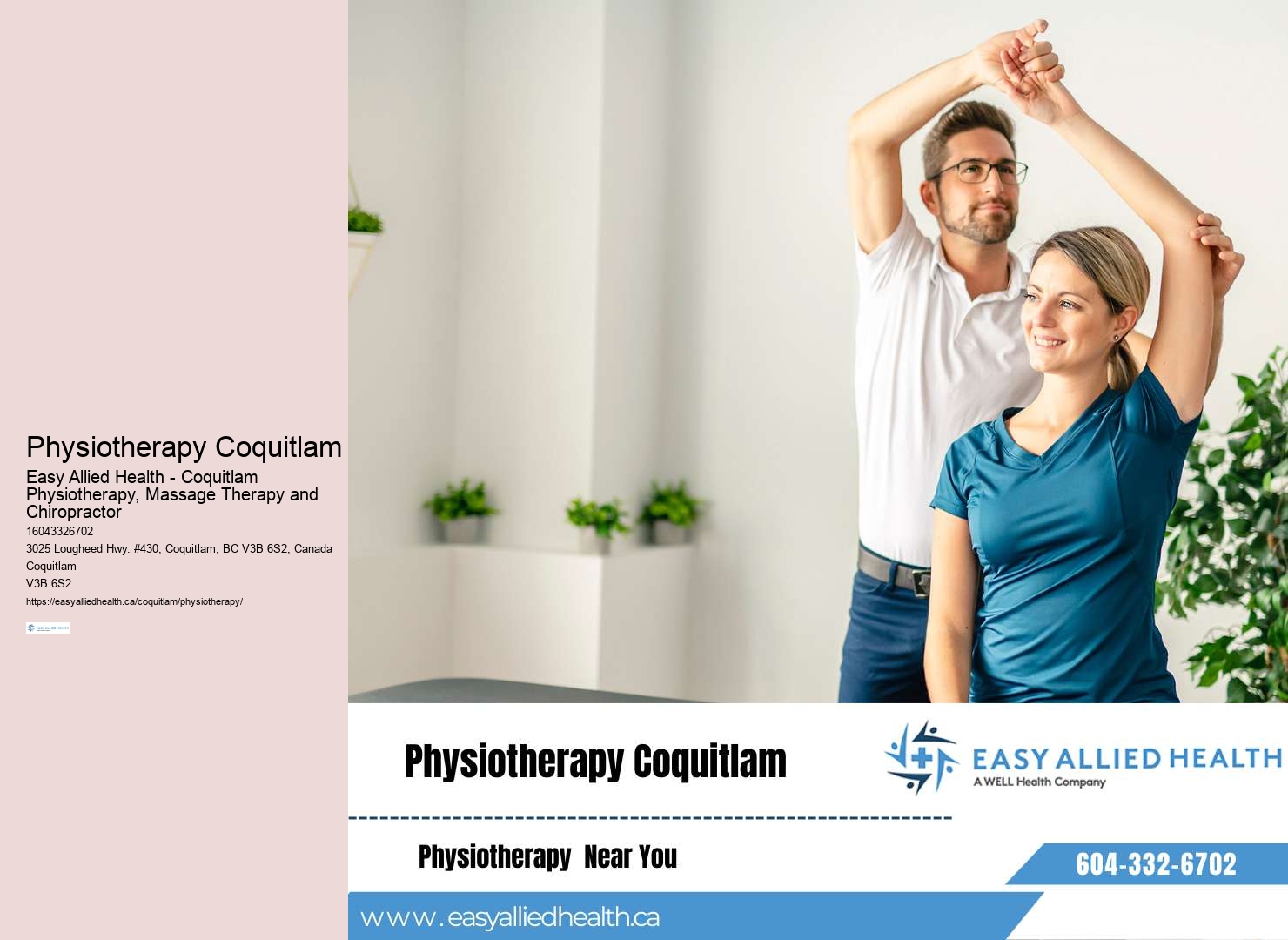 Men's health physiotherapy Coquitlam