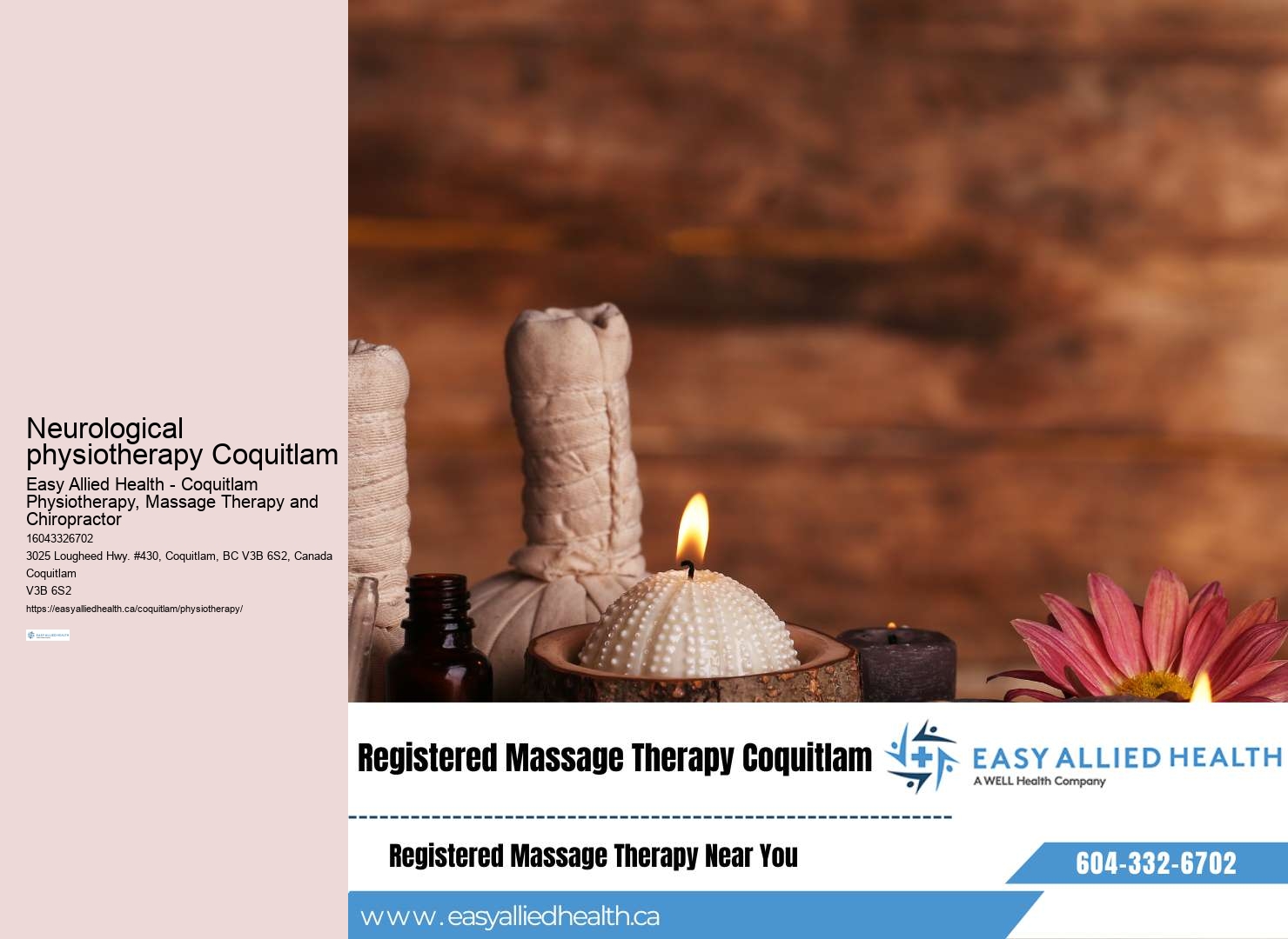 Coquitlam work injury treatment