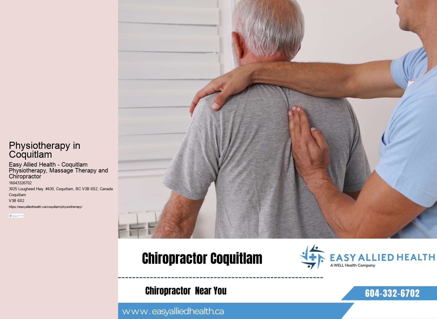 Coquitlam Physiotherapy treatment durations