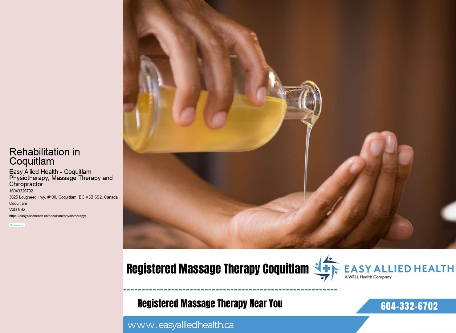 Coquitlam Physiotherapy patient care