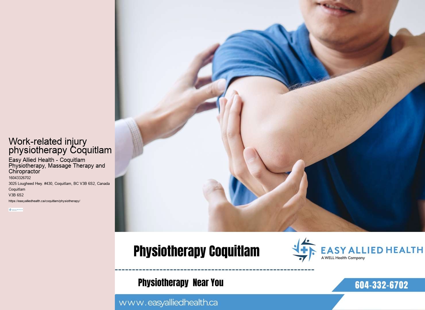 Expert physiotherapists Coquitlam