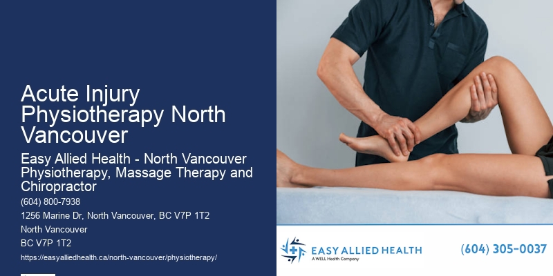 Functional Movement Physiotherapy Acute Injury Physiotherapy North Vancouver