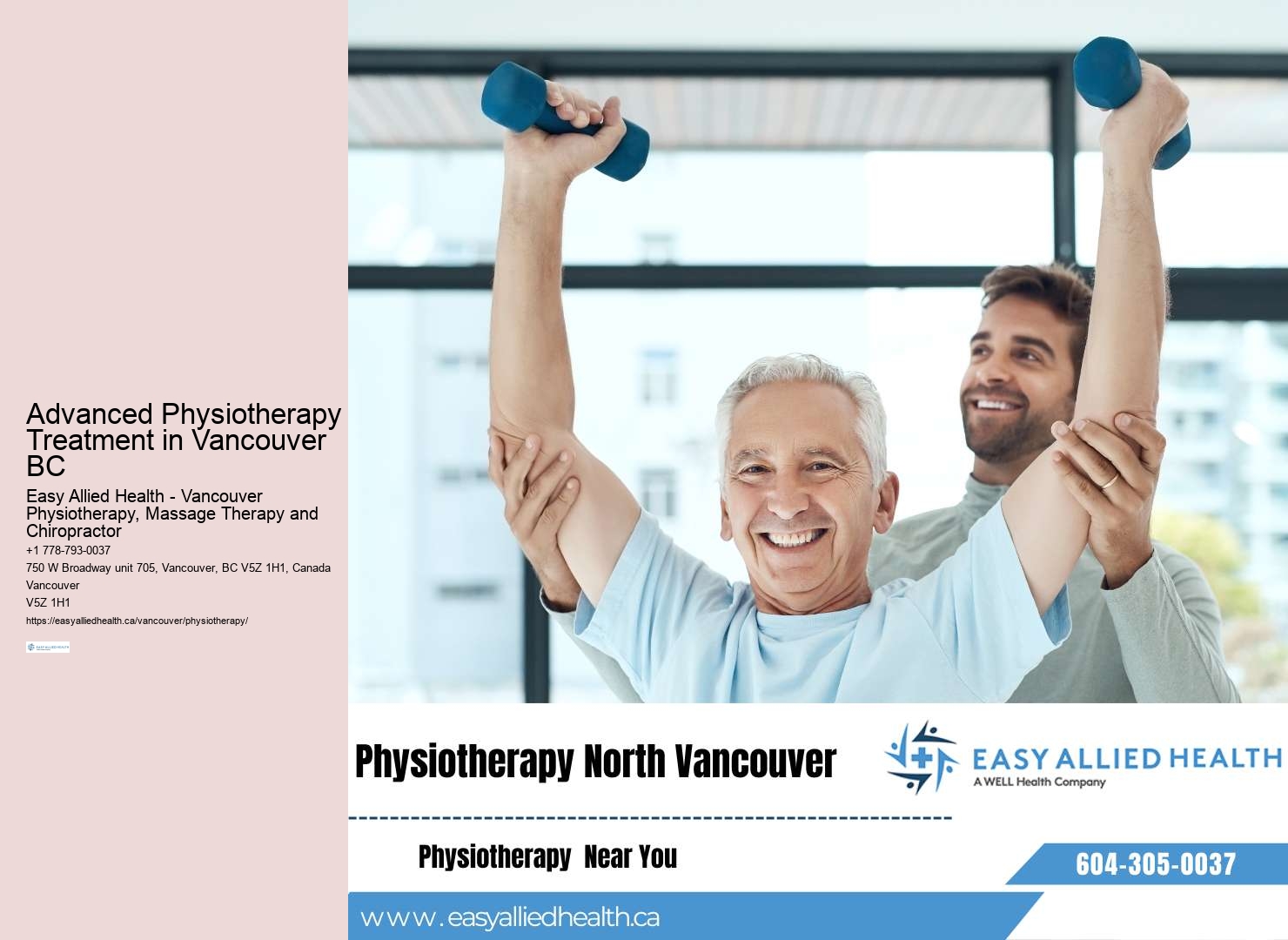 Exceptional Physiotherapy Practices in Vancouver BC