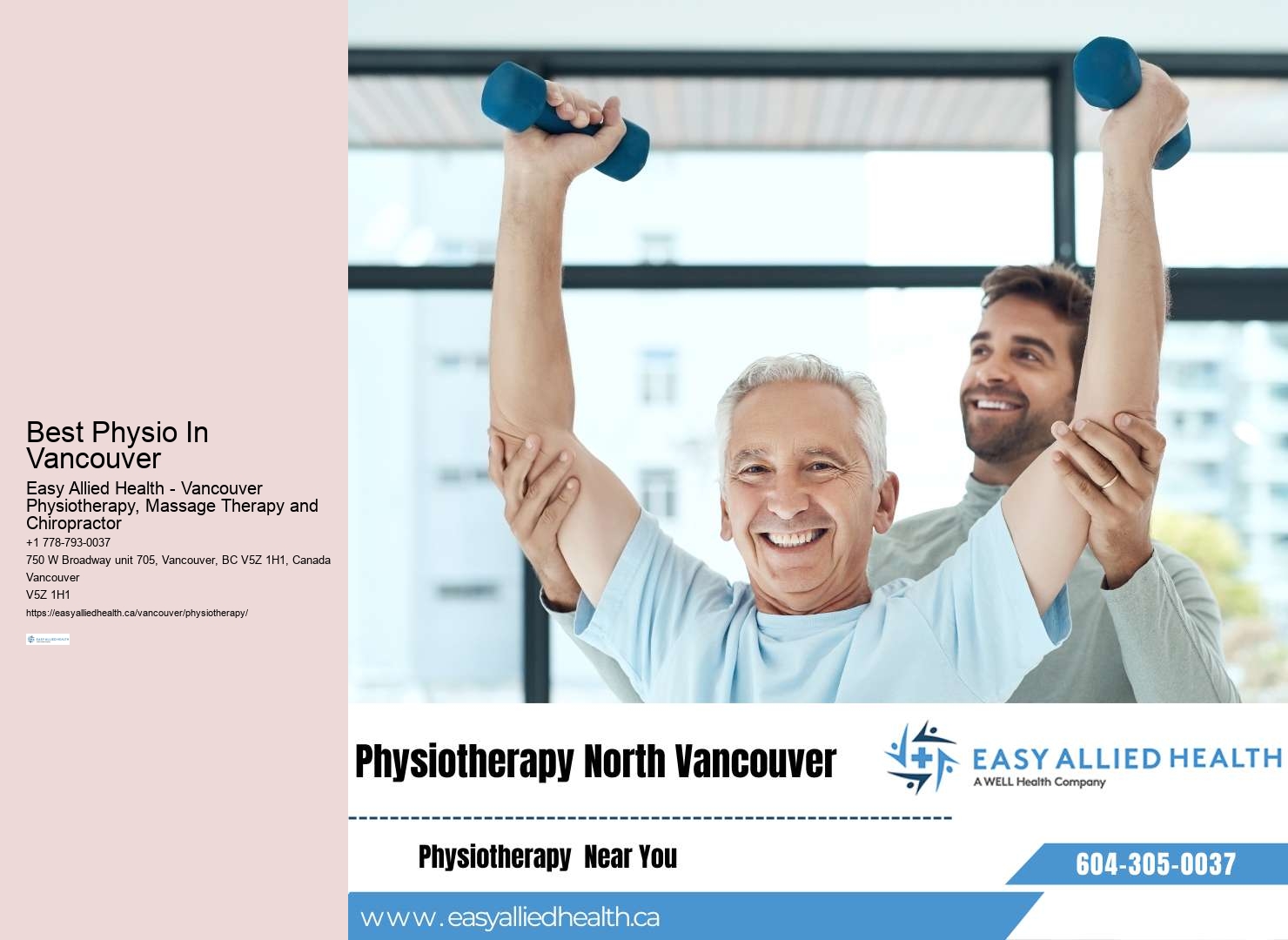 Vancouver geriatric exercise therapy