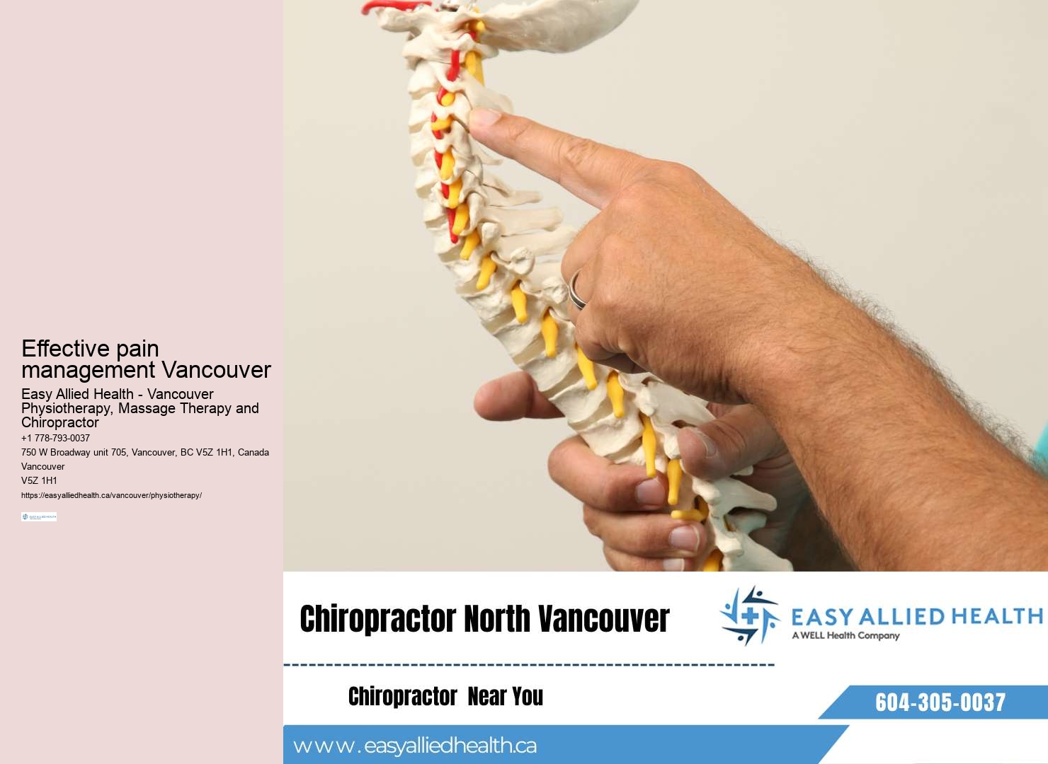 Manual therapy Vancouver BC