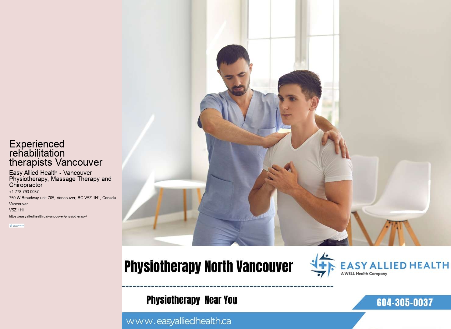 Trusted Physiotherapy Professionals in Vancouver BC