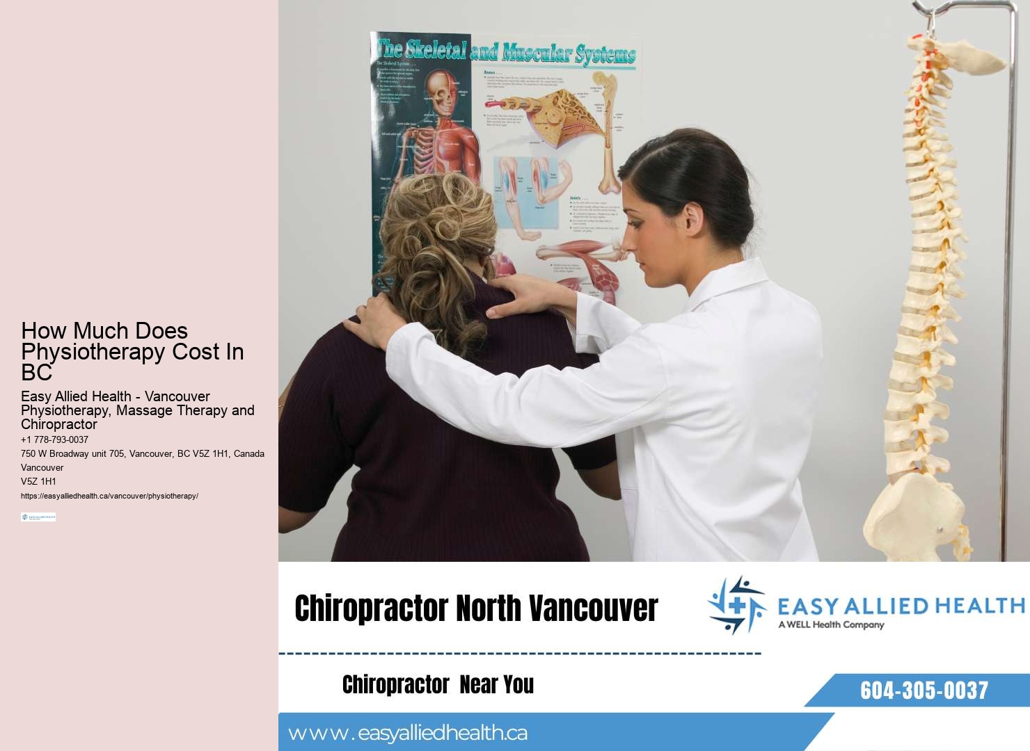 Comprehensive physical therapy services Vancouver