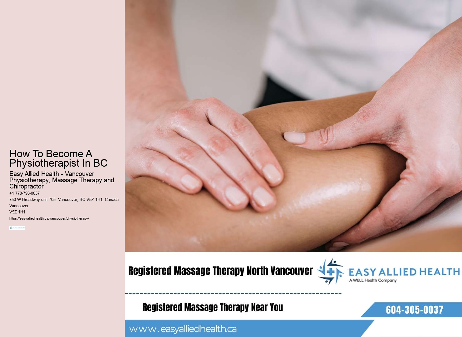 How To Become A Physiotherapist In BC