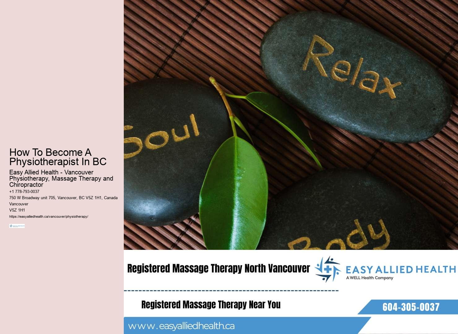 Convenient Physiotherapy Services in Downtown Vancouver