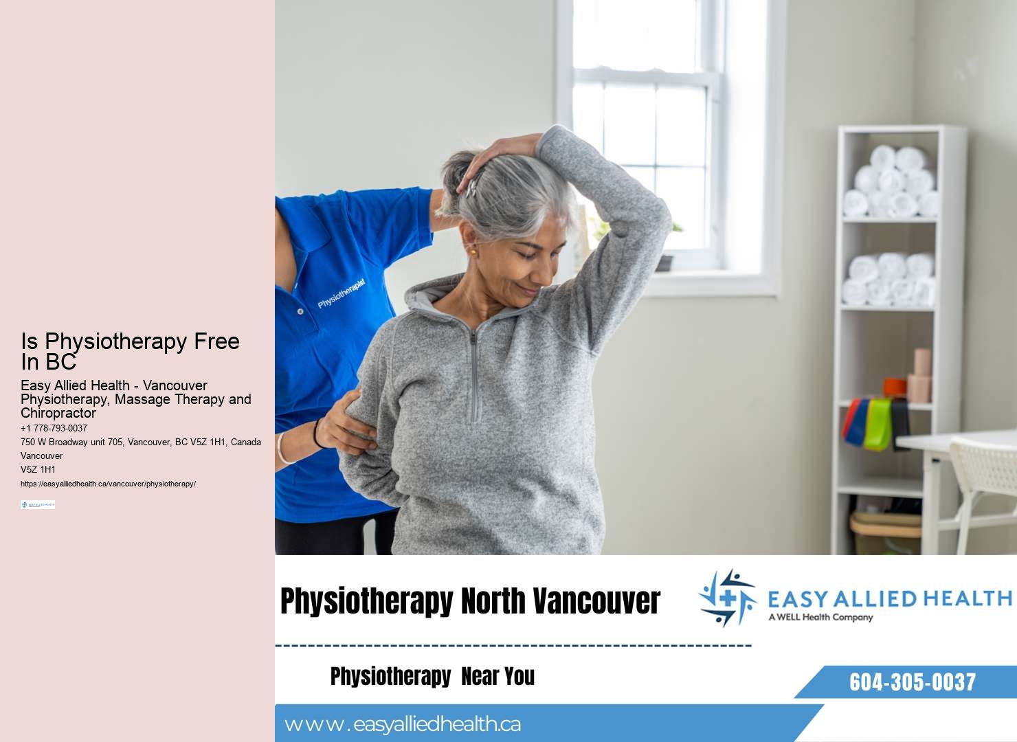 Physiotherapy in Vancouver BC