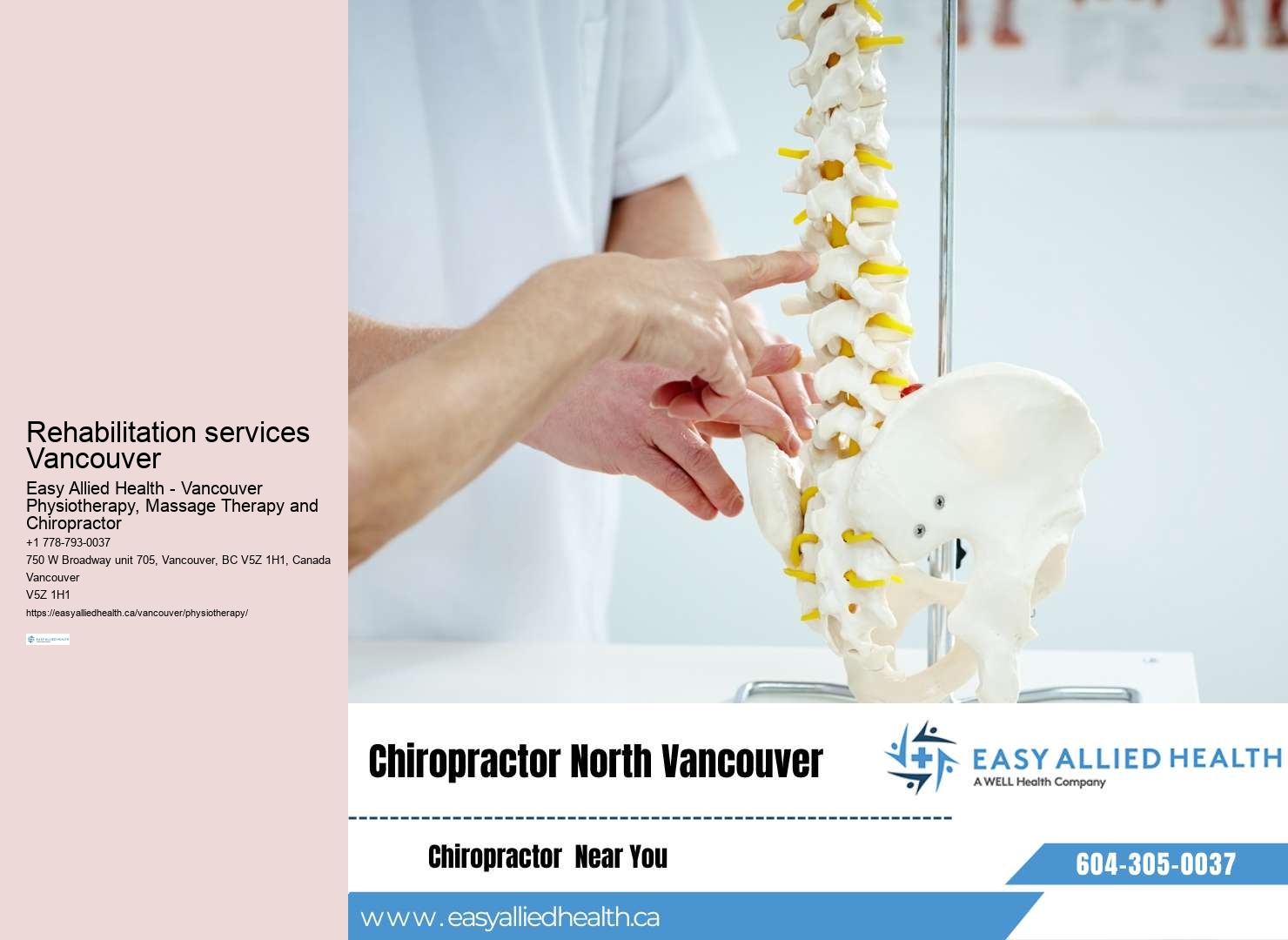 Rehabilitation services Vancouver