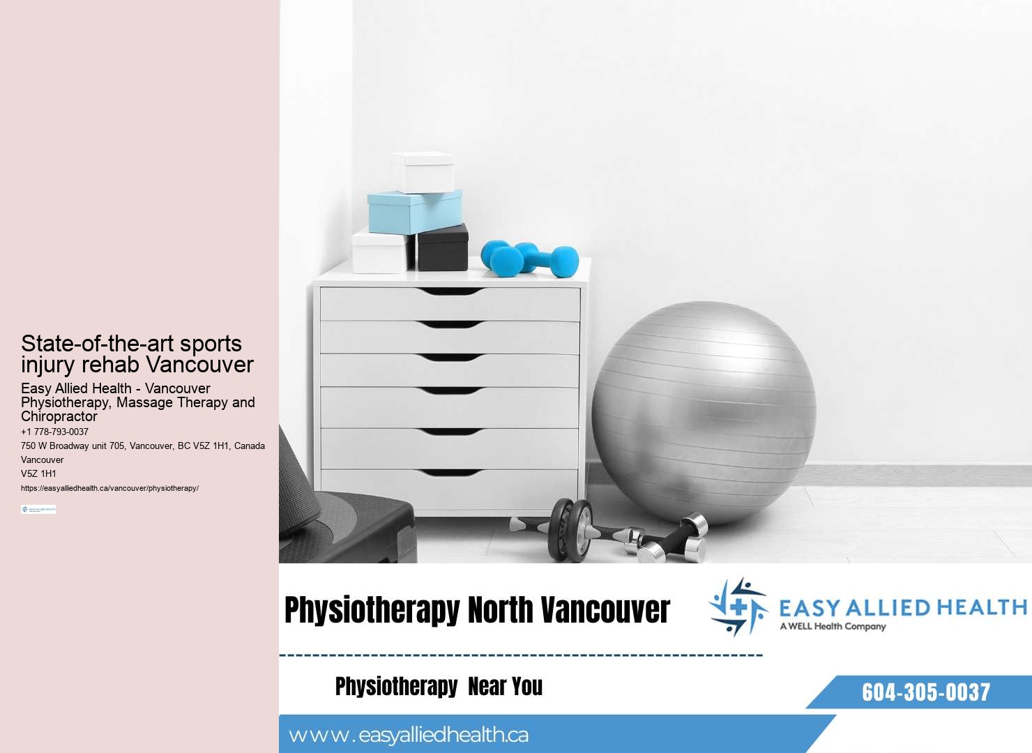 Effective pain relief therapy Vancouver