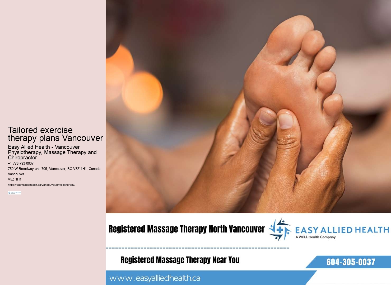 Vancouver senior care physiotherapy