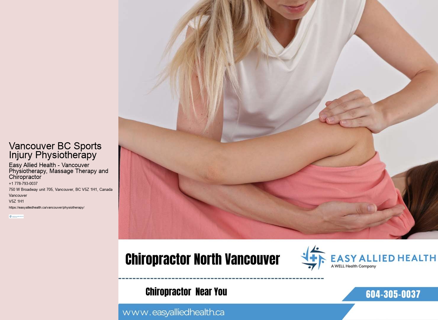 Virtual physiotherapy sessions Vancouver