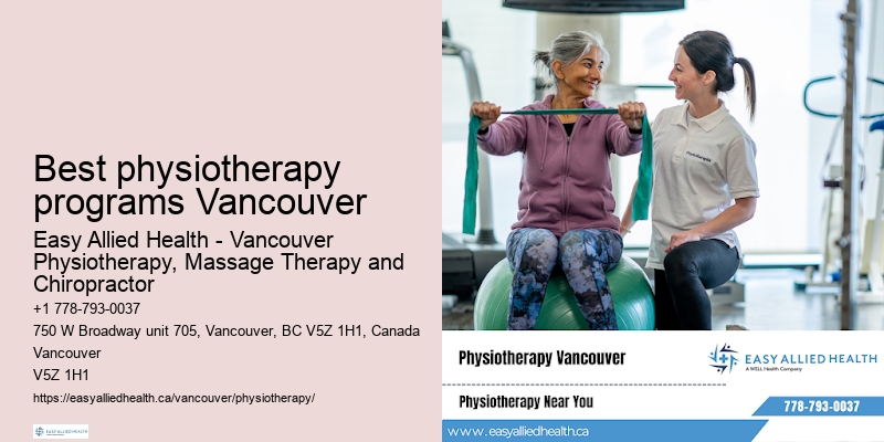 Leading-edge rehabilitation therapies Best physiotherapy programs Vancouver
