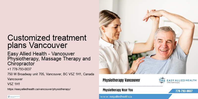 Customized treatment plans Vancouver's premier physiotherapy providers